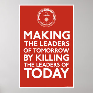 C.I.A.-Führer drucken Poster