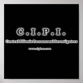 C.I.P.I. Logo-Poster Poster