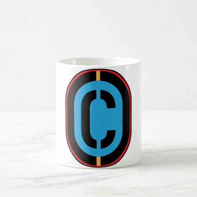 C Initiale Tasse Monogramm (Mittel)
