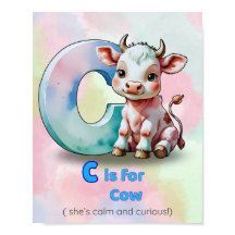 C is for Cow – Calm and Curious Animal Alphabet 