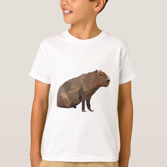 C ist für Capybara T-Shirt (Vorderseite)