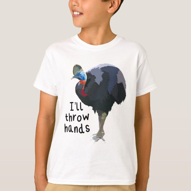 C ist für Cassowary T-Shirt (Vorderseite)