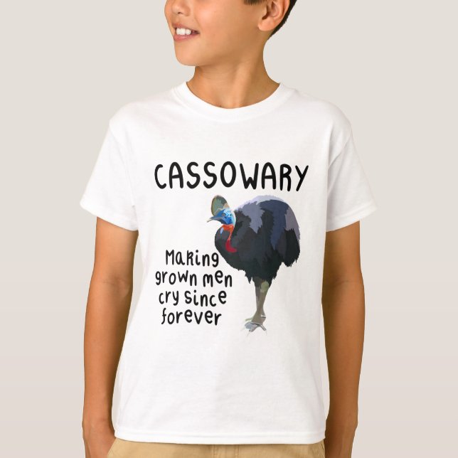 C ist für Cassowary T-Shirt (Vorderseite)