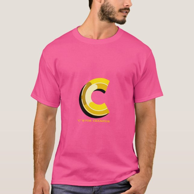 C ist für Champion T-Shirt (Vorderseite)