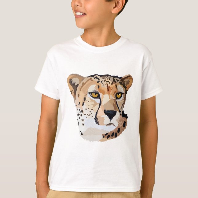 C ist für Cheetah T-Shirt (Vorderseite)