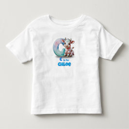 C ist für Chloe – Personalisiertes Kindert-Shirt m Kleinkind T-shirt