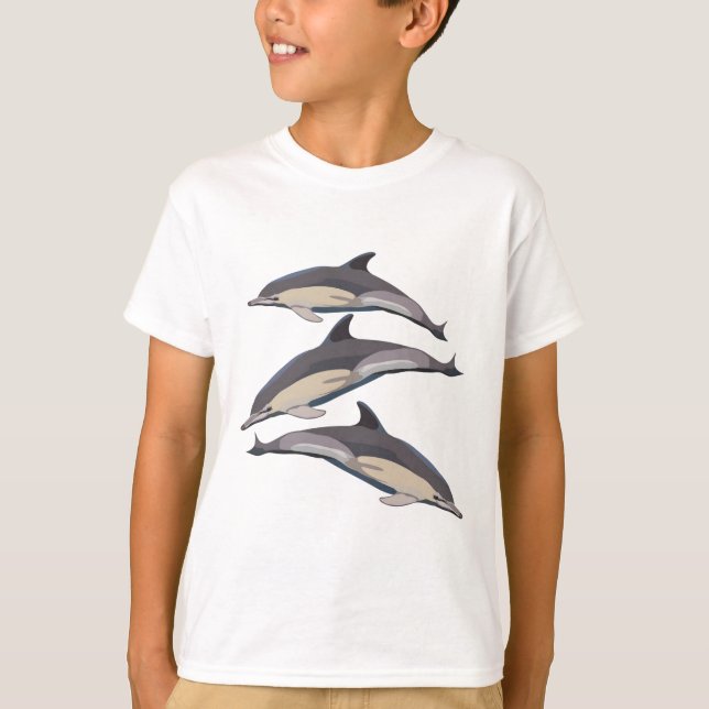 C ist für Common Dolphin T-Shirt (Vorderseite)