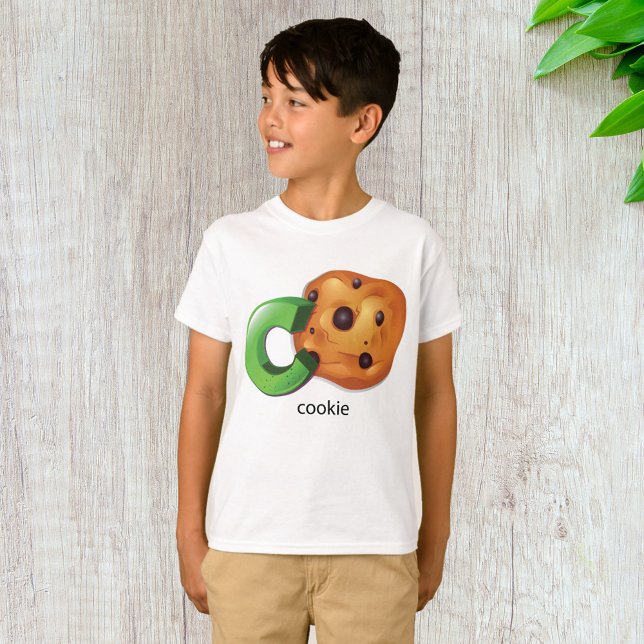 C ist für Cookie Alphabet Letter Chocolate Chip T-Shirt (Von Creator hochgeladen)