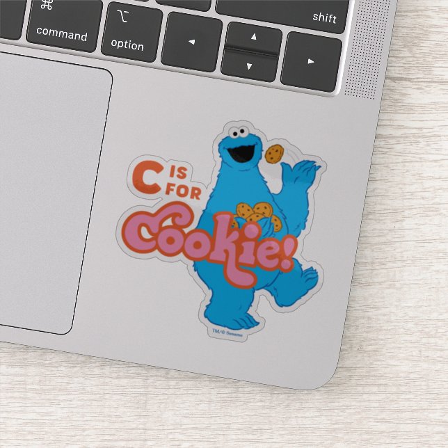 C ist für Cookie Aufkleber (Detail)