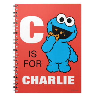 C ist für Cookie Monster | Fügen Sie Ihren Namen h Notizblock