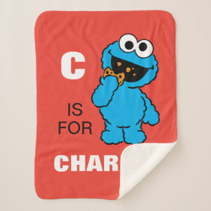 C ist für Cookie Monster Name hinzufügen Sherpadecke