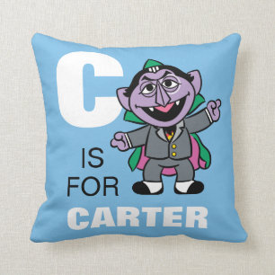 C ist für Count von Count   Name hinzufügen Kissen