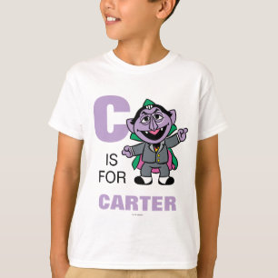 C ist für Count von Count Name hinzufügen T-Shirt