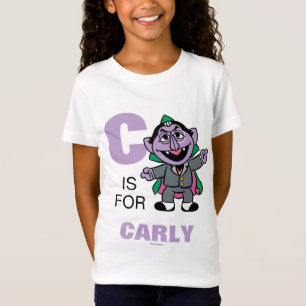 C ist für Count von Count   Name hinzufügen T-Shirt