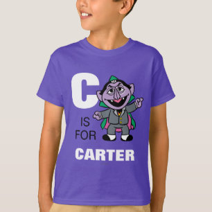 C ist für Count von Count Name hinzufügen T-Shirt