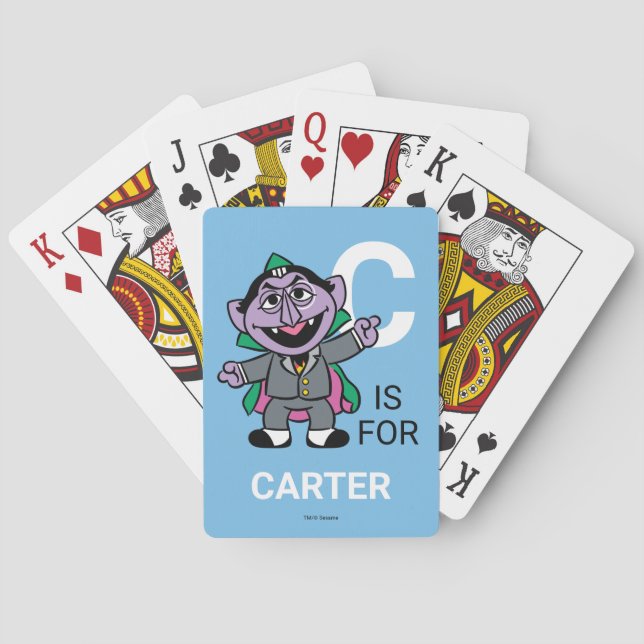 C ist für Count von Count | Spielkarten (Rückseite)