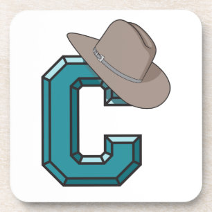 C ist für Cowboy Untersetzer