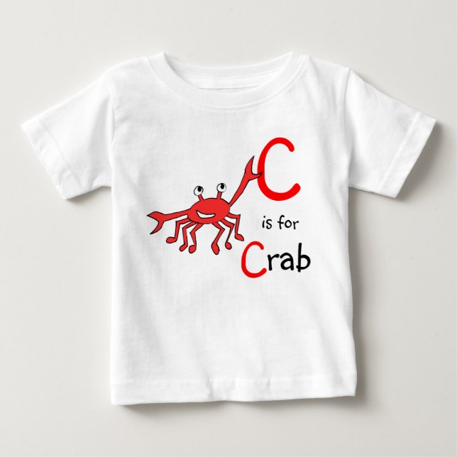 C ist für Crab T Shirt (Vorderseite)