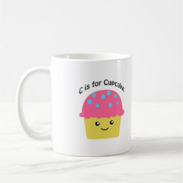 C ist für Cupcake Kaffeetasse