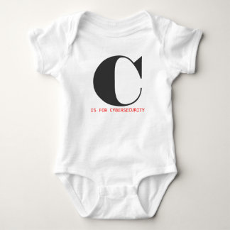 C ist für Cybersicherheit Baby Strampler