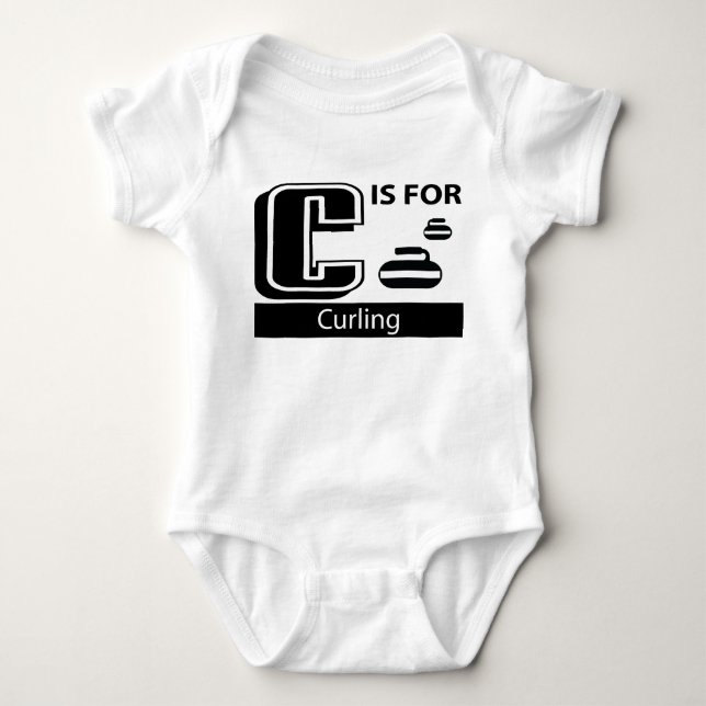 C ist für das Winden Baby Strampler (Vorderseite)