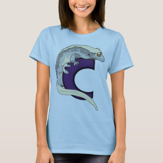 C ist für Gecko-Shirt mit Haube T-Shirt