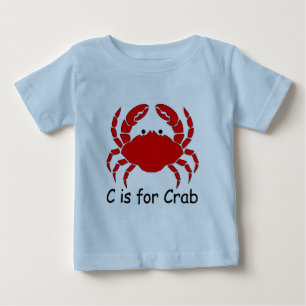 C ist für Krabbe Baby T-shirt