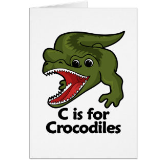 C ist für Krokodil