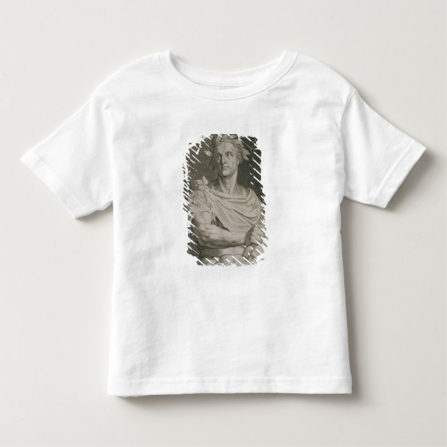 C. Julius Cäsar (100-44 BC) Kaiser von Rom engra Kleinkind T-shirt (Vorderseite)