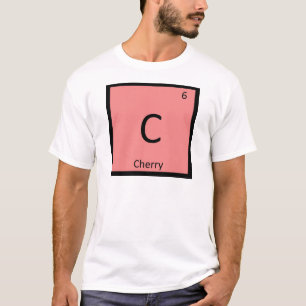 C - Kirschfrucht Chemie Periodensystemsymbol T-Shirt