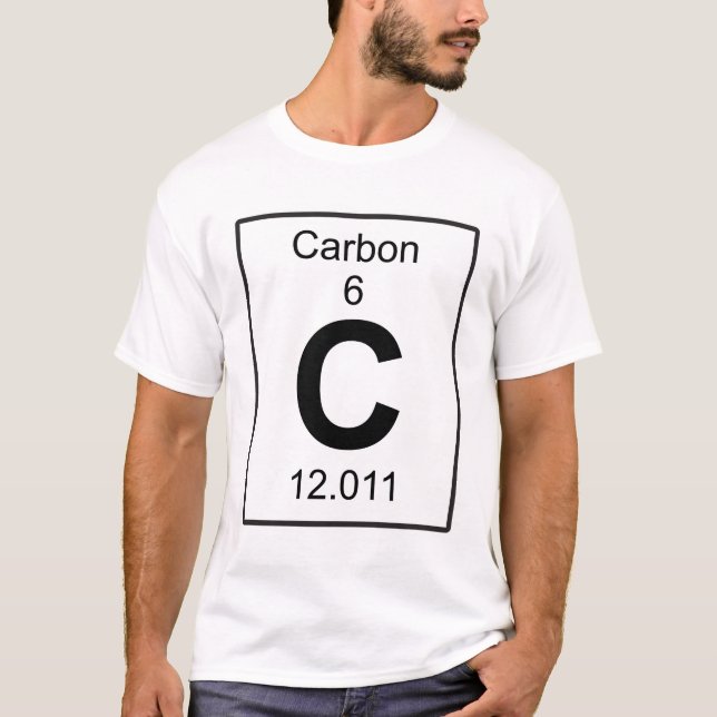 C - Kohlenstoff T-Shirt (Vorderseite)