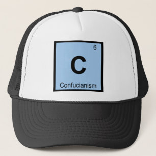 C - Konfuzianismus Philosophie Chemie Symbol Truckerkappe