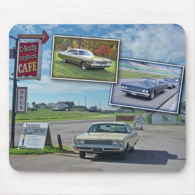 C-Körper Café Mousepad (Vorne)