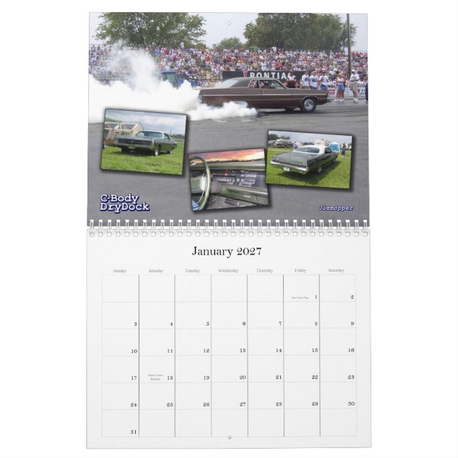 C-Körper Mopar Kalender 2013 (Jan 2027)