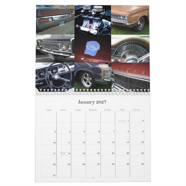 C-Körper Mopar Kalender 2013 (Jan 2027)