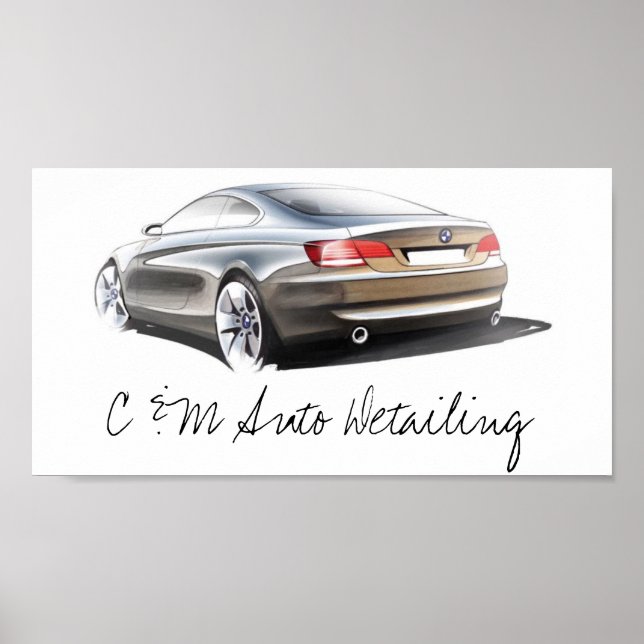 C & M Auto Detection Poster (Vorne)