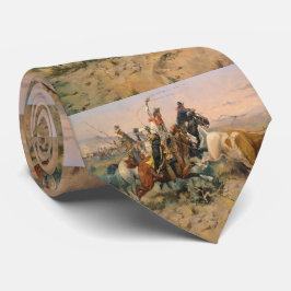 C M Russell Herd Quitter Western Cowboy Krawatte