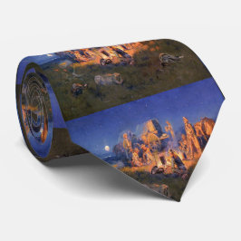 C M Russell Laugh tötet einsamen Western Krawatte