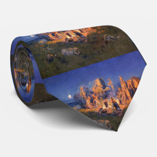 C M Russell Laugh tötet einsamen Western Krawatte