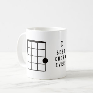 C Major Best Chord Ever Ukulele Kaffeetasse