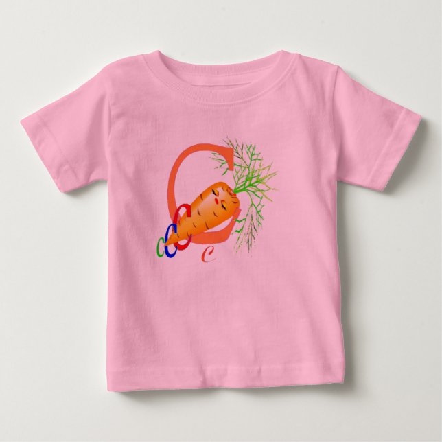 C - Monogramm-Sammlung Baby T-shirt (Vorderseite)