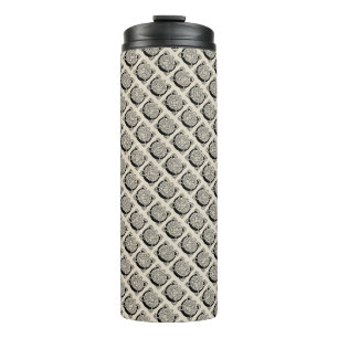 C-Monogramm Vintage-Keltischer-Knoten-Druck Thermosbecher