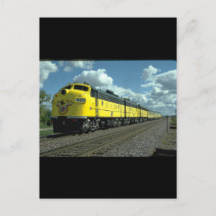 C&N EMD F-7A #402 mit Passagier_Trains Postkarte
