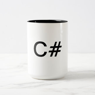 C# .NET Software-Programmierer-Kaffee/Tee-Tasse Zweifarbige Tasse