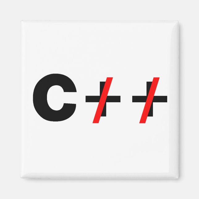C, nicht C++ Magnet (Vorne)