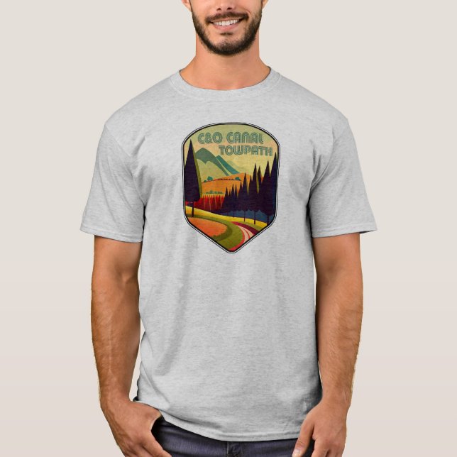 C&O Canal Towpath Colors T-Shirt (Vorderseite)