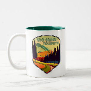 C&O Canal Towpath Colors Zweifarbige Tasse