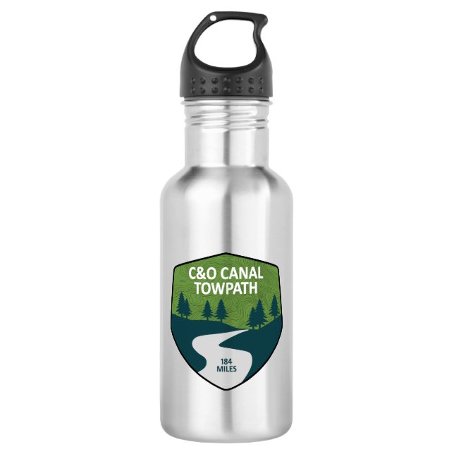 C&O Canal Towpath Edelstahlflasche (Vorderseite)