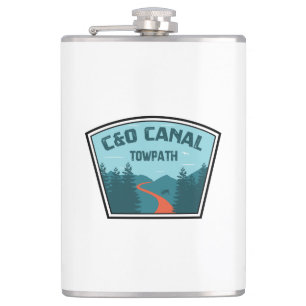 C&O Canal Towpath Flachmann