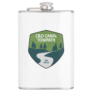 C&O Canal Towpath Flachmann